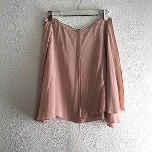 SELKIE Pink Silk Skirt